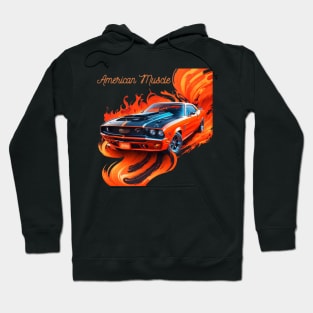 Fiery American Muscle Hoodie